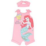 Ropa Para Bebé Body De Ariel Para Niña Talla 3-6 Meses