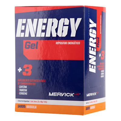 Suplemento En Gel Mervicklab Energy Energetico Sabor Naranja En Caja De 480g | MercadoLibre