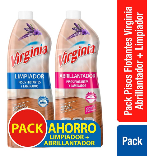 Pack Abrillantador + Limpiador Pisos Flotantes 900ml C/u