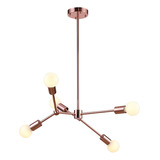 Pendente Leblon Rosa 118cm 5xe27 200w - Rm001r - Bella