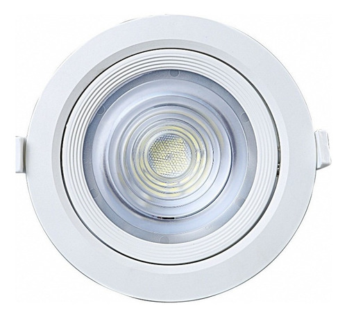 Spot De Led Redondo E Móvel Alltop Par 30 10w 45° Taschibra Cor Quente (3000k) 110v/220v