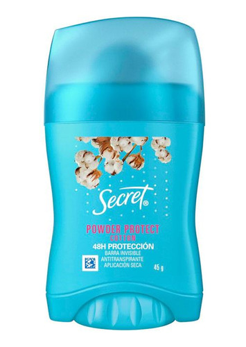 Desodorante Secret Powder Protect Cotton 45g