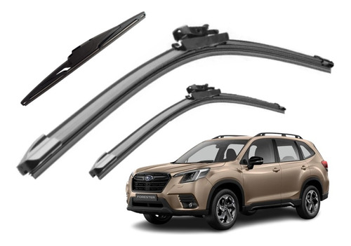 Kit 3 Limpiaparabrisas Para Subaru Forester 2020 2021 2021 