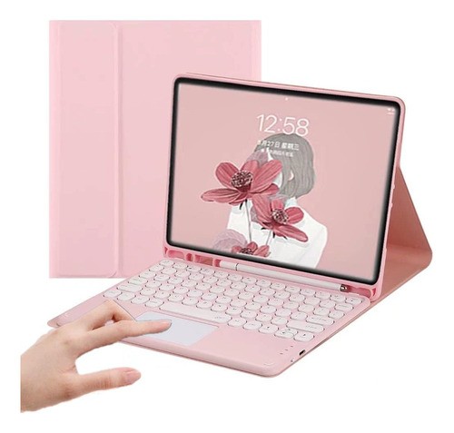 Funda C/teclado Anmengxinling Para iPad Air 5 2022/4 2020