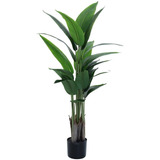 Planta Decorativa Artificial Heliconia Emerald 120 Cms.