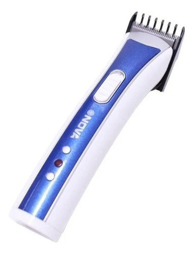 Barbeador Nova Bar-nova Nhc-3780 Salão E Barbearia  Branco E Azul 110v/220v