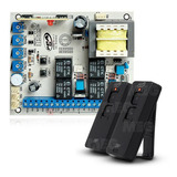 Central Placa Dupla 5t Ppa Motor Portão Pivotante 2 Controle Frequência 433mhz 110v/220v