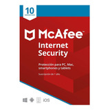 Mcafee Internet Security 2024 - 10 Pcs - 1 Año En 15 Minutos
