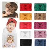 Paquete Diademas Niñas Bebes Turbante Headwrap Tiaras 10pcs