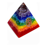 Piramide Orgon 7 Chakras Orgonita Egipcia Energetica Tarot