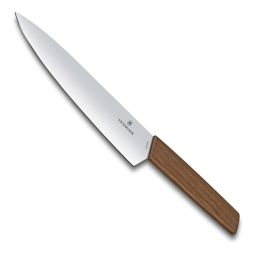 Victorinox® Cuchillo Chef Línea Swiss Modern, 22cm Color Marrón Claro