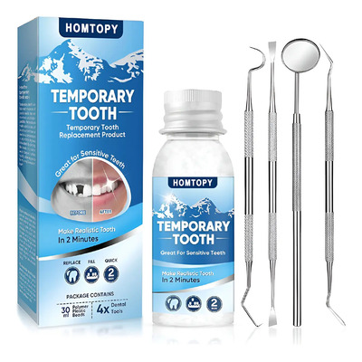 Set De Gel Dental Moldeable Para Decoración De Dentaduras Y