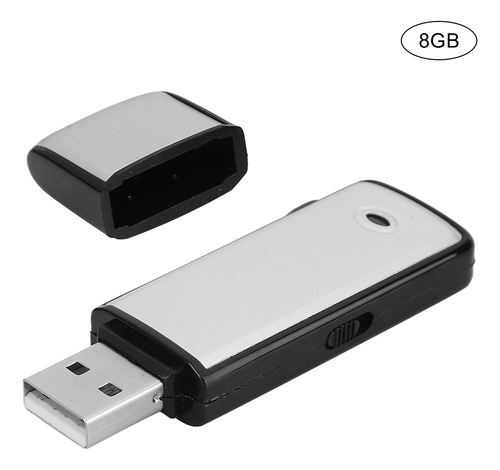 Micrófono Espía Inalámbrico Usb Spy 8gb Grabadora De Voz