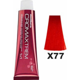 Tintura Cromatone Permanente X77 Rojo Intenso 60gr