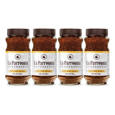 Café La Parroquia De Veracruz Pack De 4 Café Soluble 200 Gr | Meses sin interés