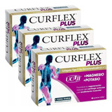 Suplemento Curflex Plus Colágeno + Magnesio Combo Pack X3