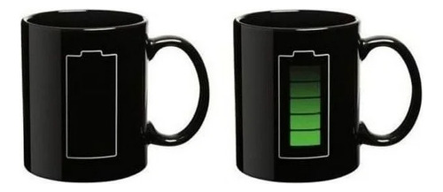 Taza Mug Pocillo Mágica Para Bebidas Con Medidor Temperatura