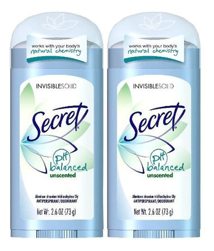 Secret Desodorante Antitranspirante Invisible Sólido, Sin .