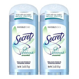 Secret Desodorante Antitranspirante Invisible Sólido, Sin .