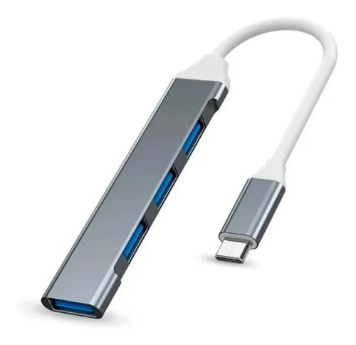 Hub Usb Type-c 4 Portas Usb 3.0 5 Gbps