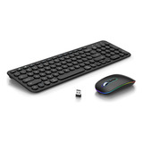 Teclado Y Mouse Bluetooth, Recargable De Modo Dual (bluetoot