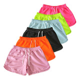 Kit Feminino Com 3 Shorts Praia Bermuda Tactel Blogueirinha