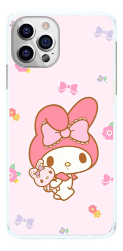 Capa My Mellody Rosa Lacinho Capinha De Celular