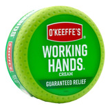 Crema Para Manos 100ml Working Hands O'keeffe's Importado