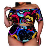 Bañador Para Mujer, Talla Grande, Acolchado, Tallas Grandes,