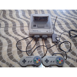 Nintendo Super Famicom Snes Com 2 Controles Originais + Jogo