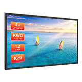 Pantalla Proyector Fija 100puLG 16:9 3d 4k 8k Hd