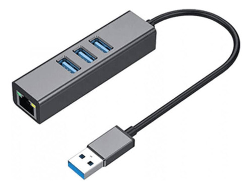 Adaptador Tarjeta Red Lan Usb 3.0 Gigabit Hub Usb 3.0 3p