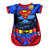 Pañalero Superman Músculos Con Capa 26104