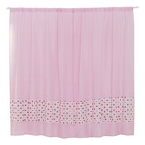 Cortina Para Quarto Princesa 2,00 X 1,70 Rosa Claro