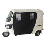 Puertas Lona Color Negro Motocarro Mototaxi Tvs King 4 Vent