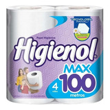 Papel Higiénico Higienol Max 100 40 Rollos Bolson Por 10