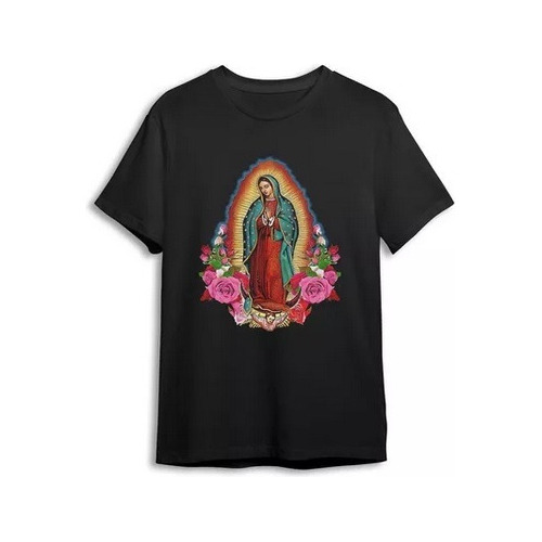 Polera Estampada Virgen De Guadalupe - Dtf