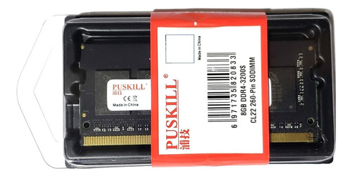 Memorias Ram Puskill Ddr4 8gb 3200mhz