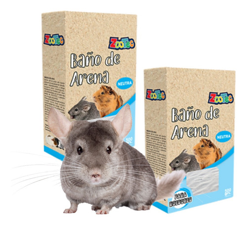 Arena Chinchilla Baño Roedores Jerbos Hamsters Aroma X 3