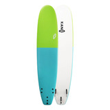 Softboard Kano / Tabla De Surf / 9 Pies + Leash Y Quillas Color Verde