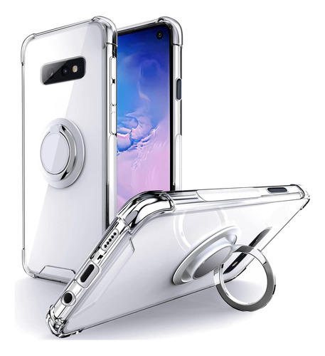 Silverback Para Galaxy S10e Funda Transparente Con Soporte A