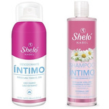 Kit Higiene Íntima Sheló Jabón Shampoo + Desodorante Ph Neut