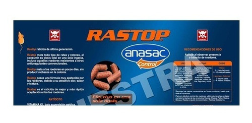 Veneno Ratones Rastop Pellet (5 Kg) Anasac