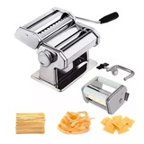 Máquina Para Pasta Ravioles Y Tallarines Manual Acero Inox Color Gris