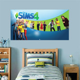 Painel Adesivo De Parede The Sims Tamanho 90cmx50cm Mod551
