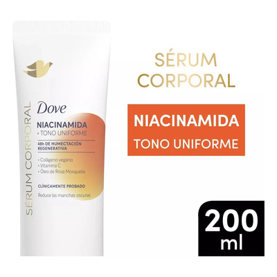 Dove Sérum Corporal con Niacinamida, Uniforma el Tono, 200ml | MercadoLibre