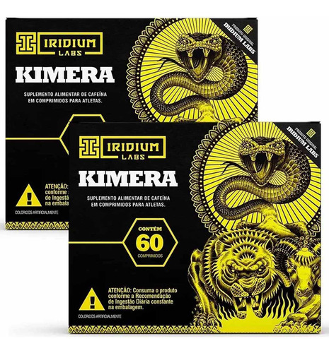 2x Kit Kimera Thermo Termogênico Iridium Labs 120 Comprimido