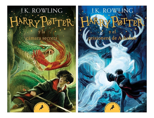 Pack Harry Potter 2 Y 3 - J K Rowling - 2 Libros Bolsillo