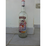 Botella De Vidrio Vacia London Dry Gin - New Stile - 1 Litro