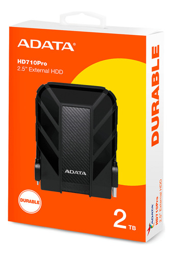 *disco Duro Externo Adata 2tb Hd710p Negro Antigolpes